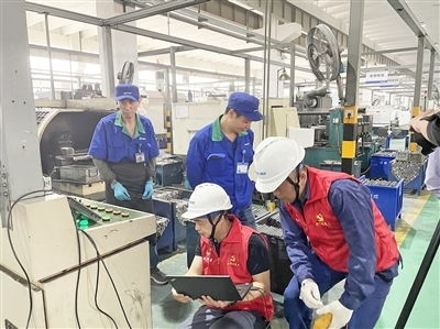 工匠進企問診，技術服務解難題